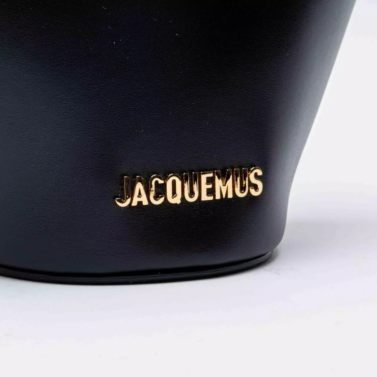 The Small Bambola Asymmetric Bucket Bag Black