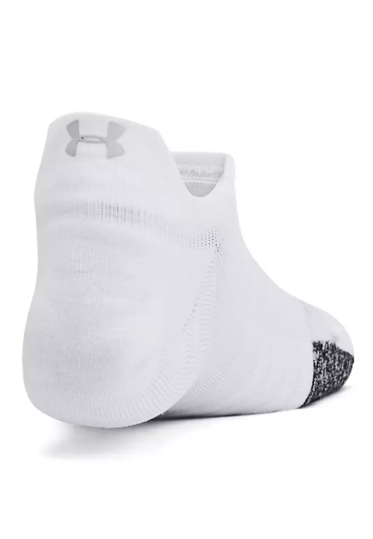 Under Armour Women's UA Breathe 3-Pack No Show Tab Socks
