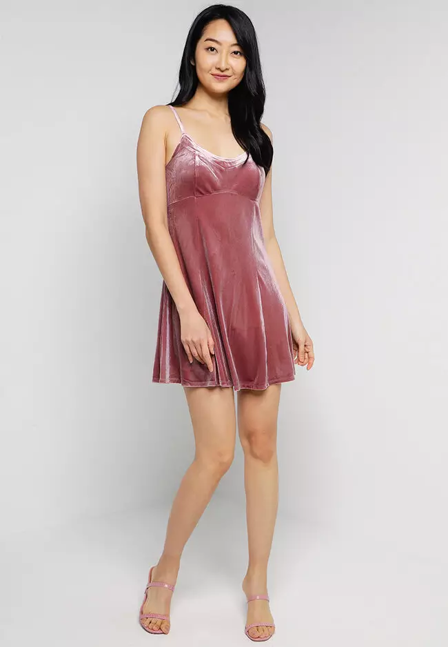 Hollister velvet dress online