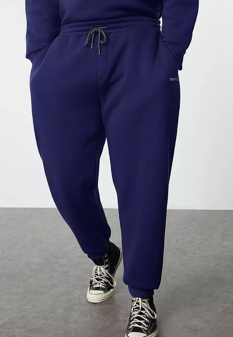 Plus Size Sweatshirt and Sweatpants Set