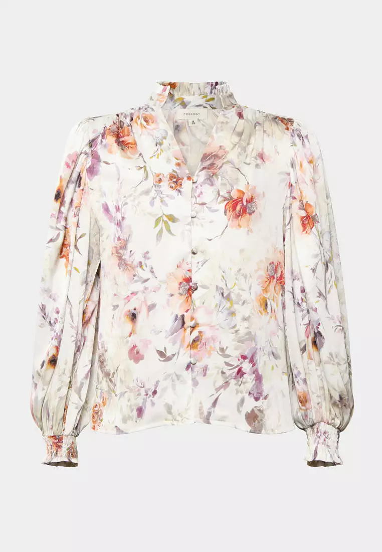 Rosy Bell Sleeve Blouse