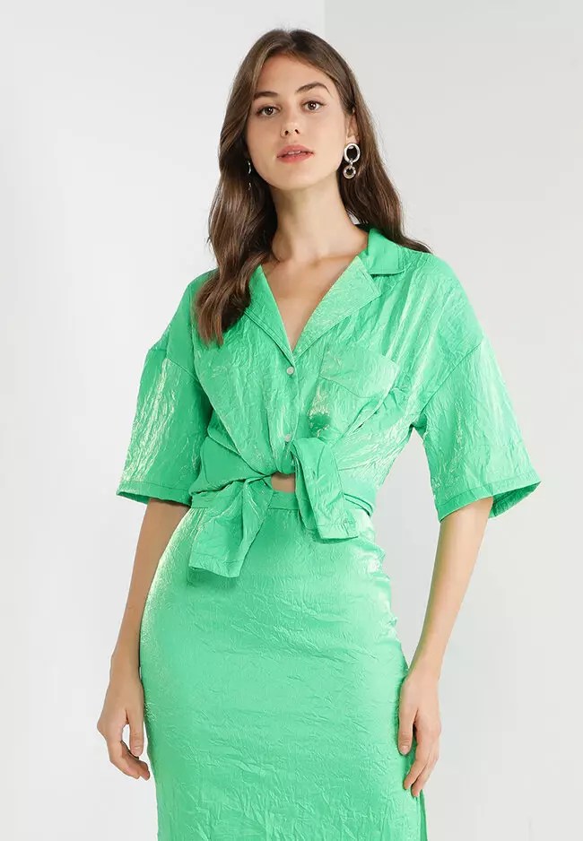 Topshop green clearance dress sale