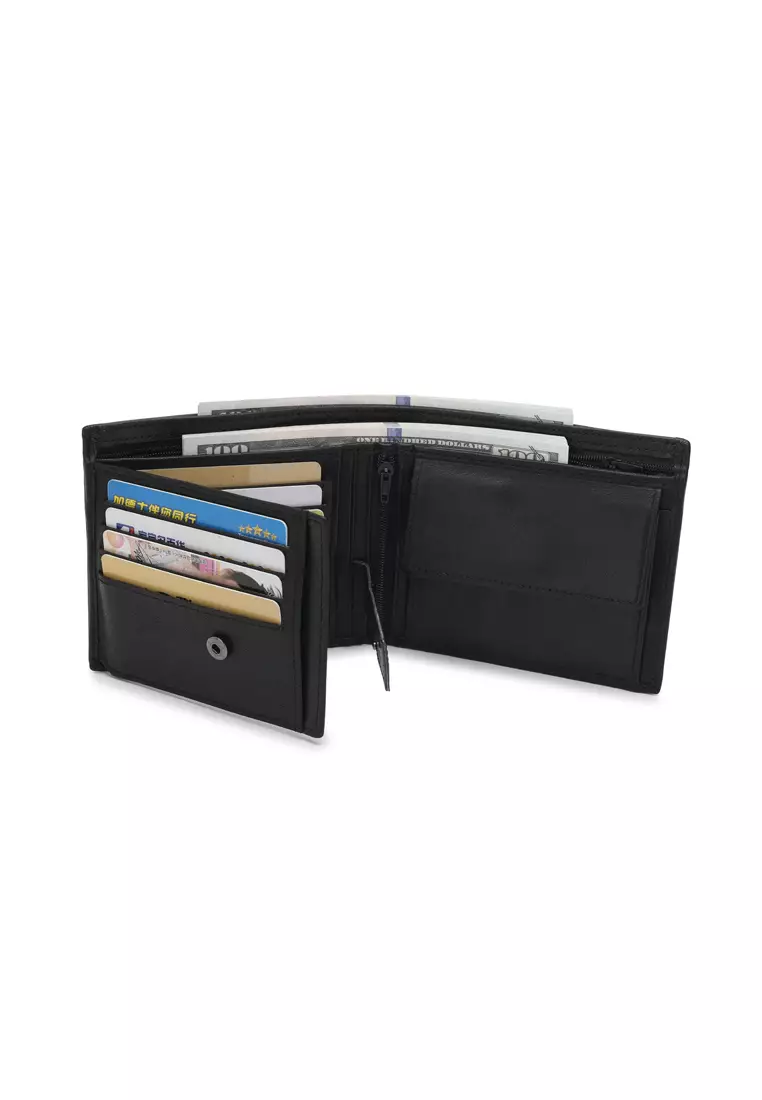 Men's Genuine Leather RFID Wallet (Dompet Pria Kulit Genuine RFID Blocking)