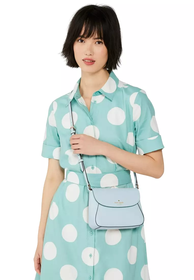 Monica Small Flap Crossbody - Crisp Sky