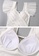 A-IN GIRLS white Elegant mesh-paneled swimsuit 7BEBDUS4B68428GS_7