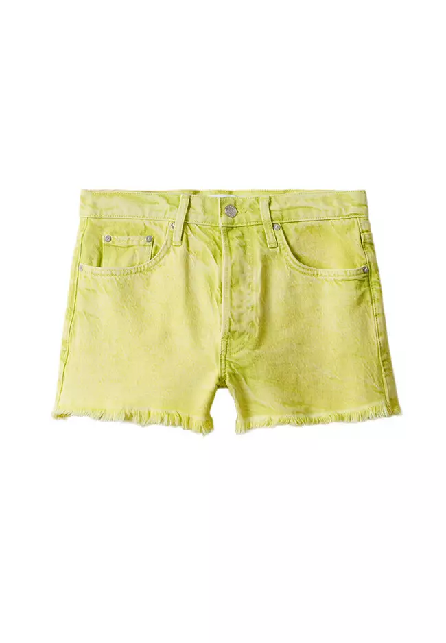 Medium-Waist Denim Shorts