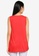 Springfield red Plain Two-Material Tank Top 43B9CAADD3ED83GS_2