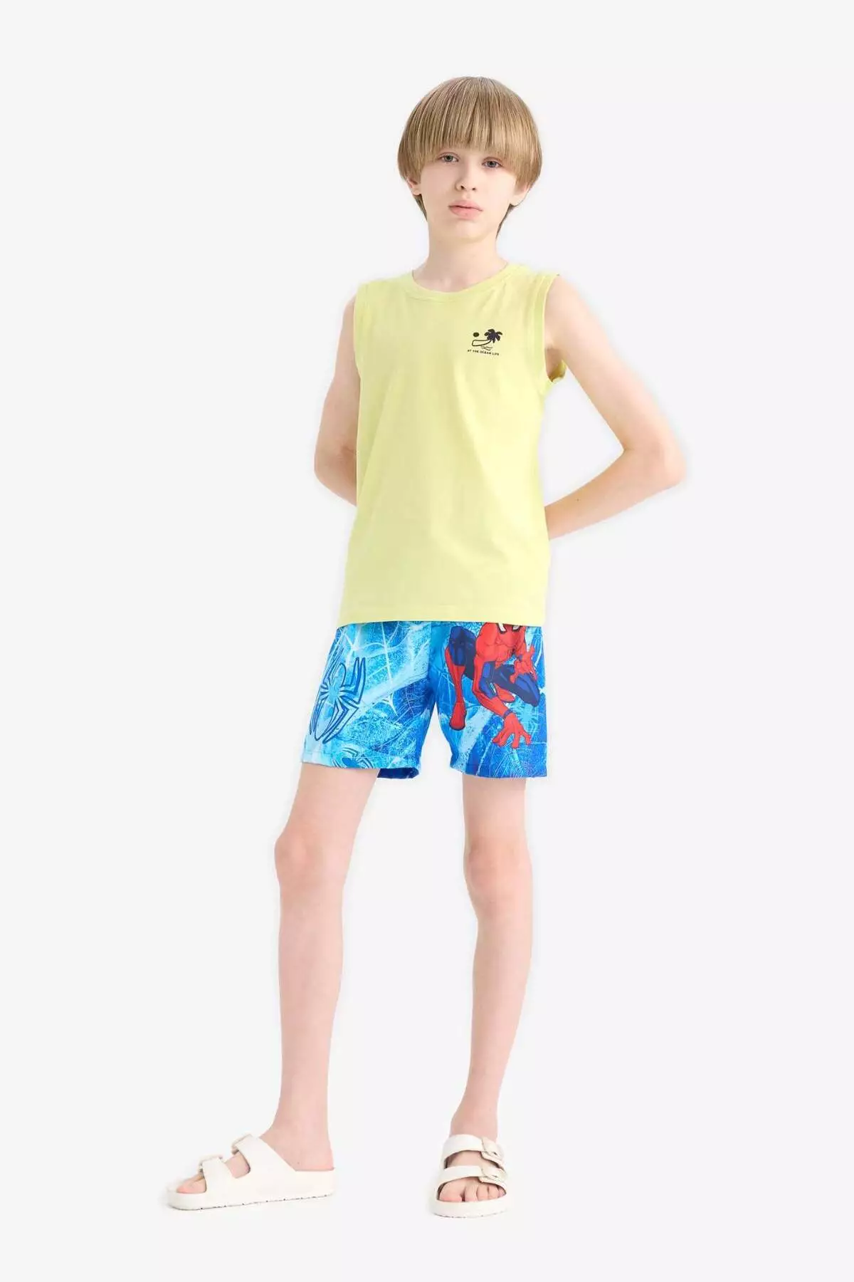 Boy's Marvel Spiderman Swim Shorts E5443A825Hs