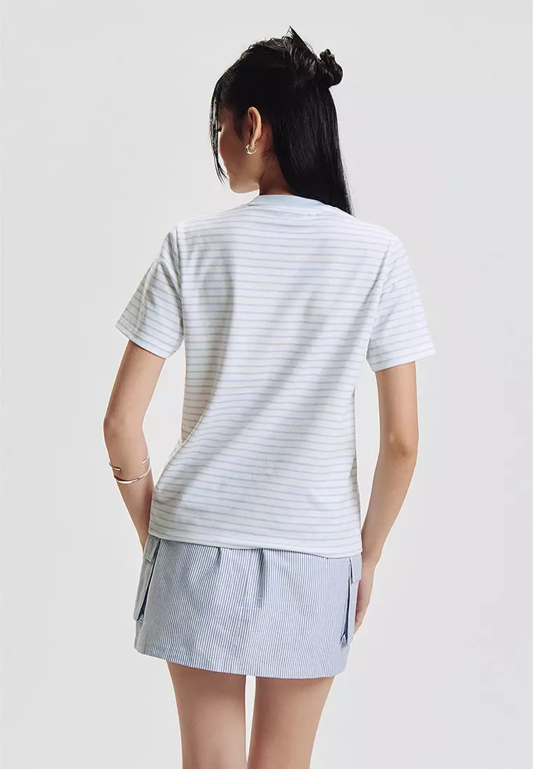  Hello Kitty Striped Relaxed T-shirt