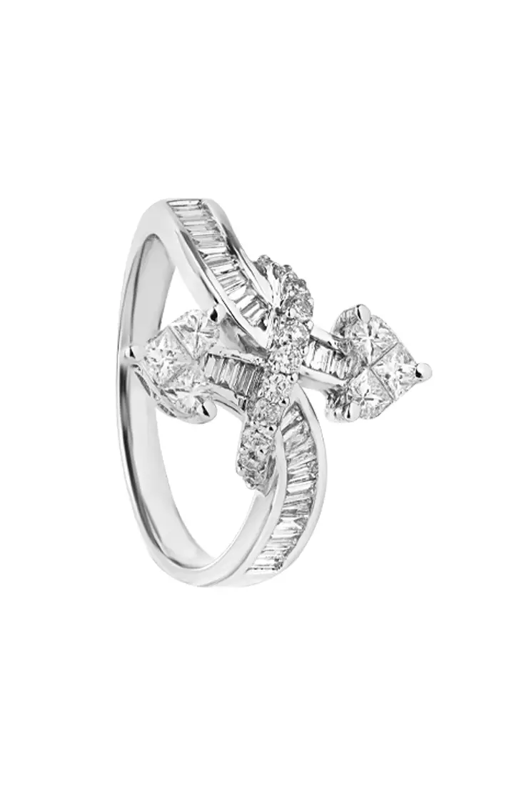 TOMEI TOMEI Diamond Ring White Gold 750 DO0139608