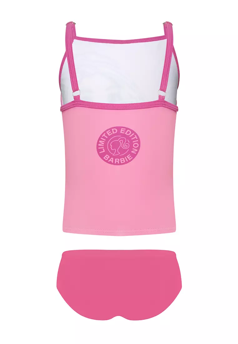 Tankini Top Bikini Bottom Set With Adjustable Straps Girls Kid Swimwear