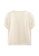 Gen Woo beige Washed Sweater  T-shirt by Gen Woo 44CEBKAACE8B4CGS_5