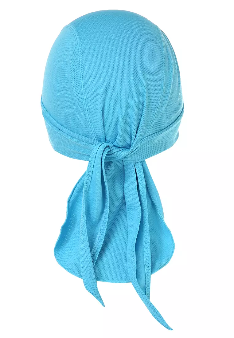 Jens Bandana Sepeda Headband Cycling Sports Cap Quick Dry Unisex Material Polyester ORIGINAL - Blue