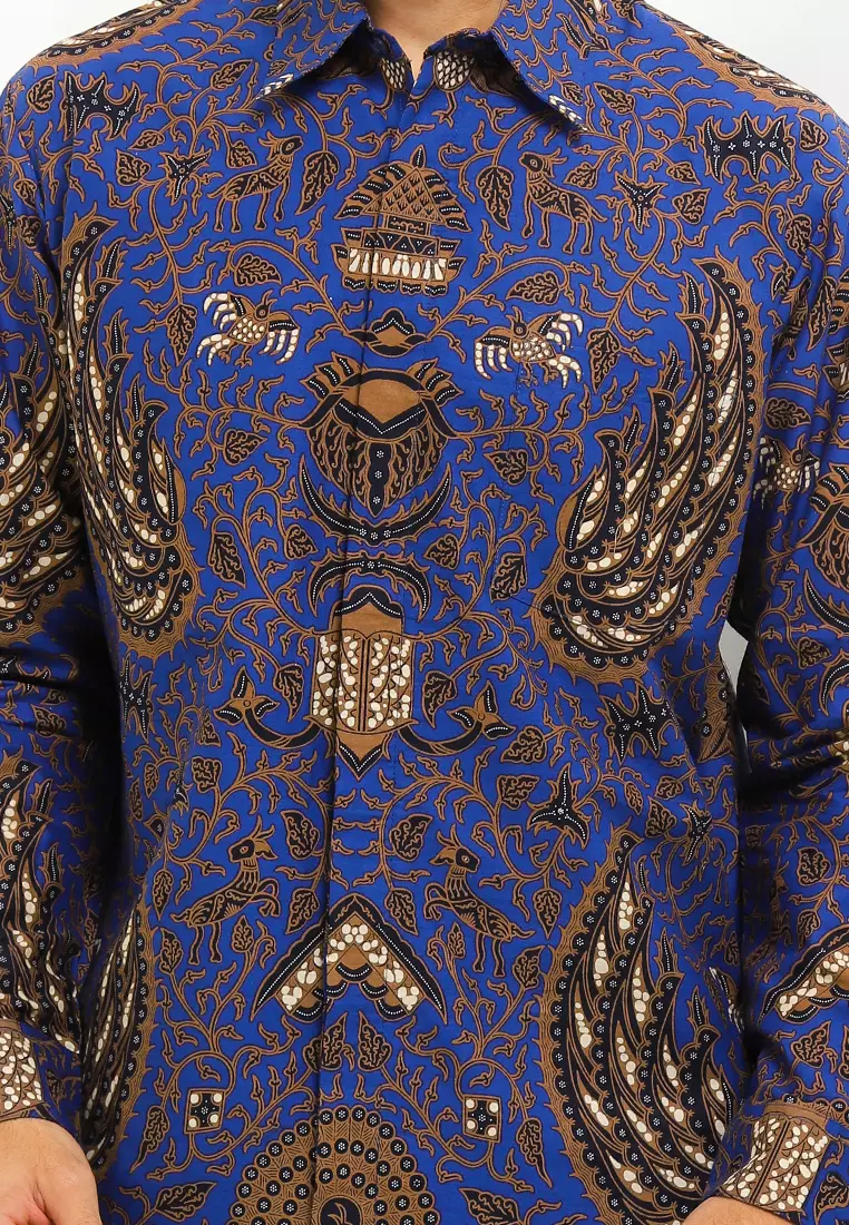 Kemeja Batik Lengan Panjang Motif Waskita Pratama