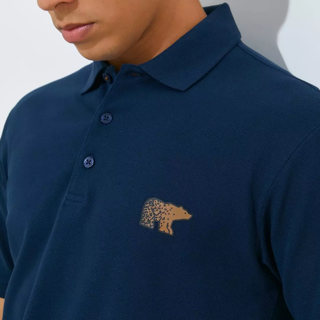 Jack Nicklaus Matrix Polo Shirt Pria Regular Fit Navy Colour Navy