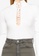 MISSGUIDED white High Neck Lace Up Top 519FCAA78EF786GS_2