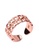 Millenne silver MILLENNE Millennia 2000 Double Chain Link Rose Gold Ring with 925 Sterling Silver F7A90AC5456793GS_1