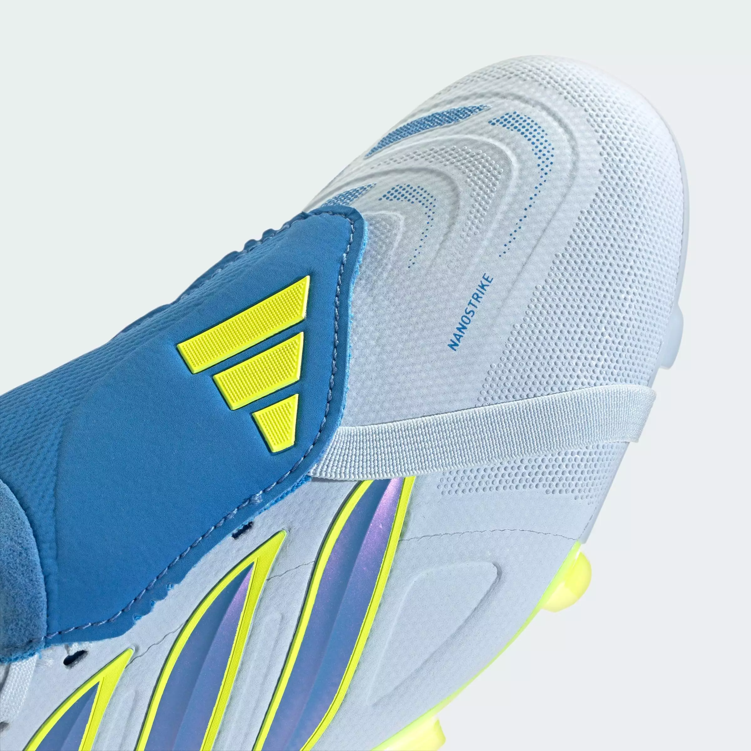 Football Predator League Fold-Over Tongue Firm Ground Football Boots Unisex Blue JS0423
