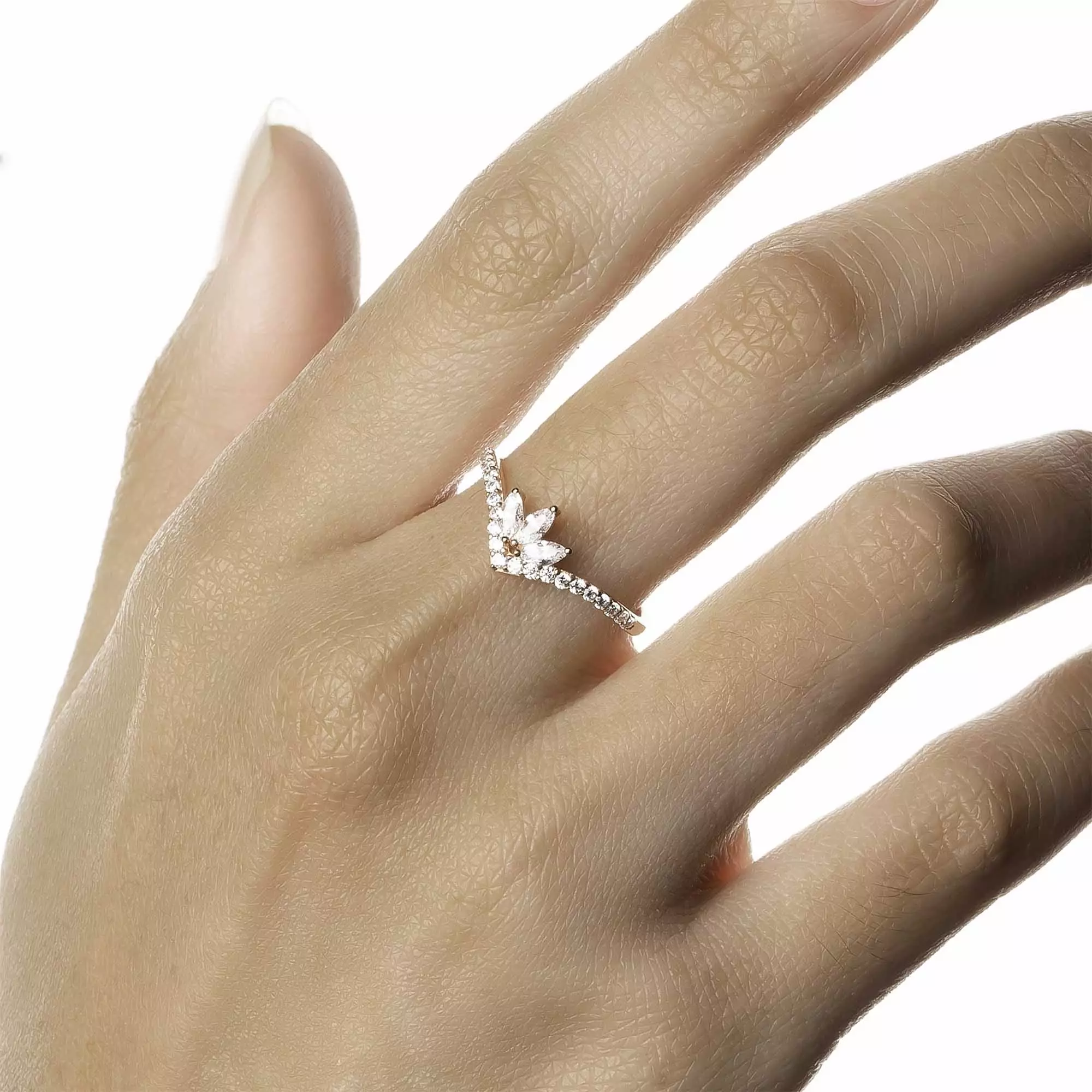 Cincin Emas 7k - Amouria Gold Ring - Juene x Cassandra Lee Enchanted Collection - Juene Jewelry