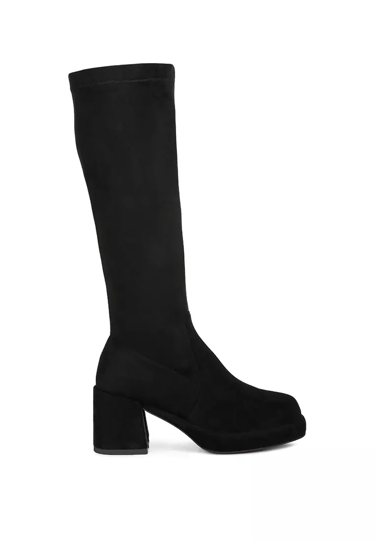 Chinese laundry leah wedge over the knee outlet boot