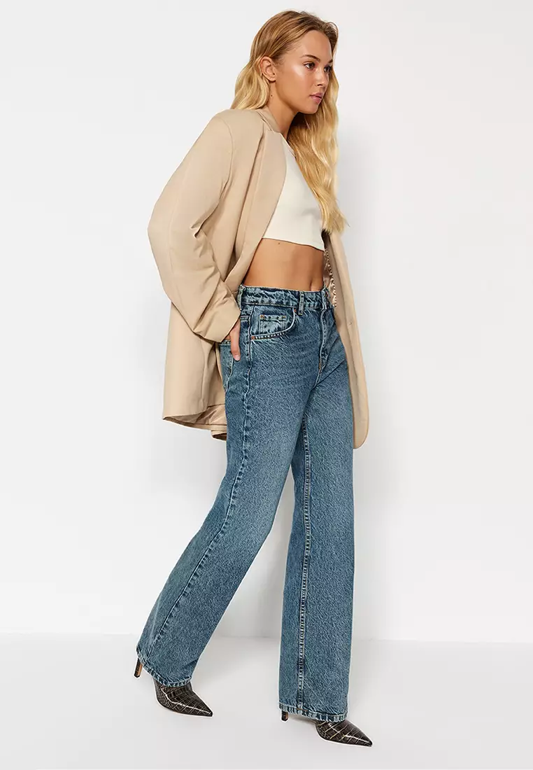 High Waist Wide Leg Jeans