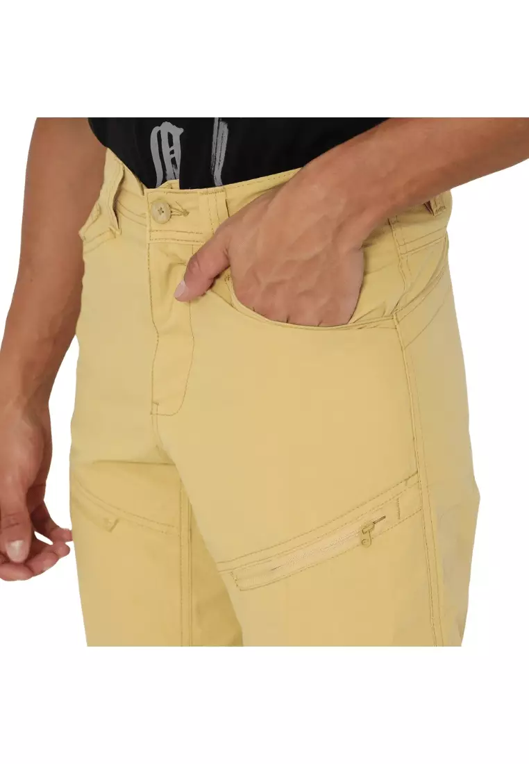 POLICE Celana Pendek Cargo Parasut Kantong Zipper Regular Fit Pria