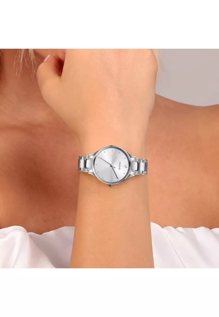 [Sustainable Watch] Oui & Me Petite Bichette Silver Steel Strap Quartz Ladies Watches ME010157