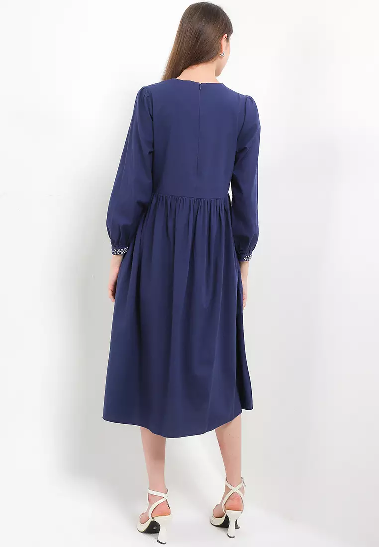 Kk Konyaku Ldr Embroidered Dress