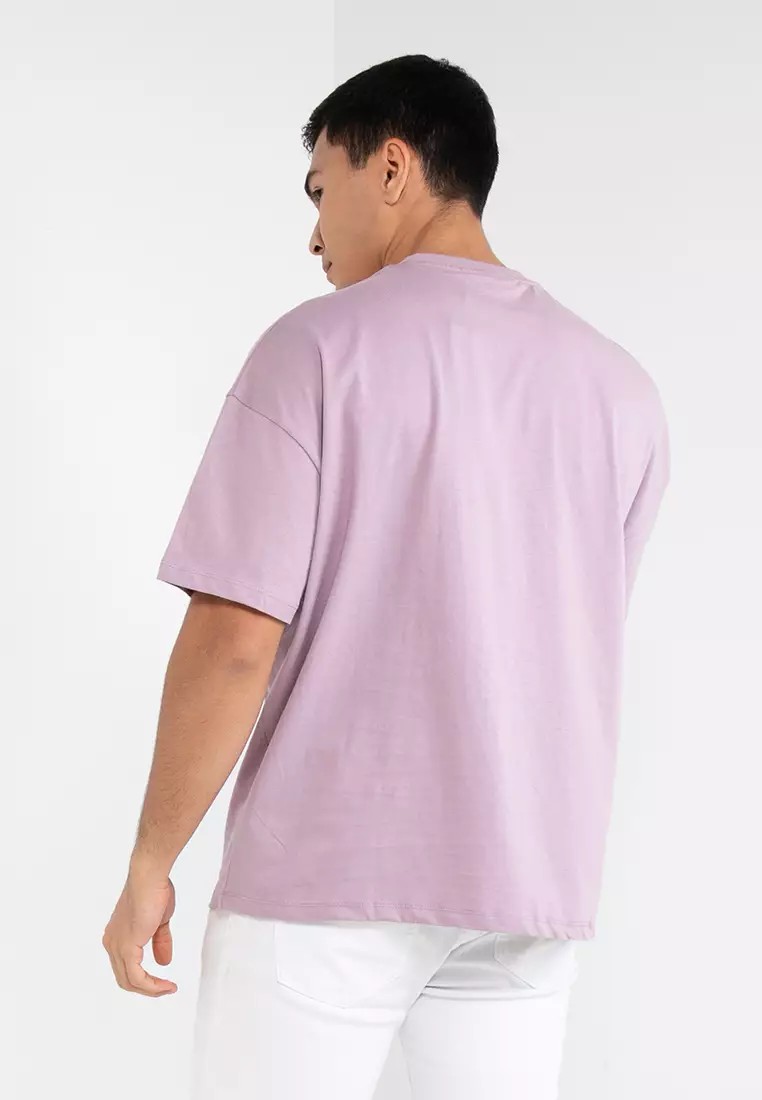 oversized purple t shirt