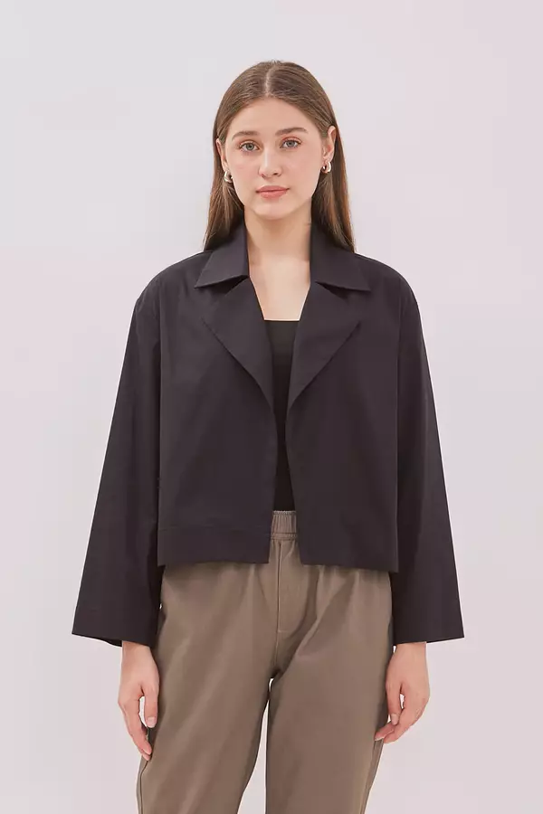 MINIMAL - Blanche - Lightweight Jacket - Black Warna Black