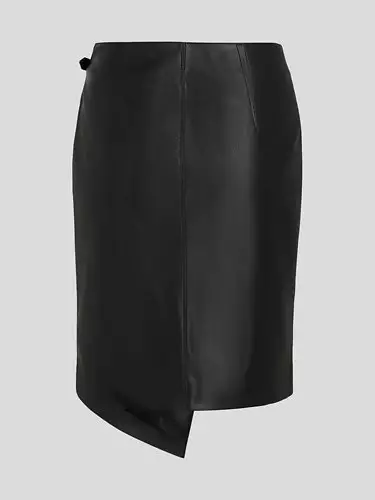 Faux Leather Skirt