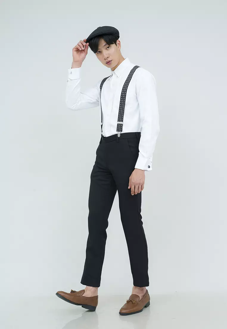 Houseofcuff Suspender Tali Jojon Karet ikat pinggang pria dewasa besar A09