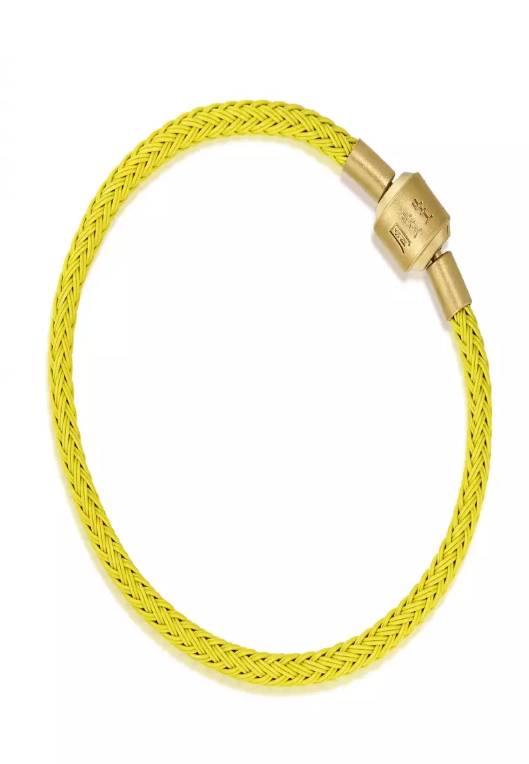 Stainless Steel Charm Bracelet for Women Mustard 3mm