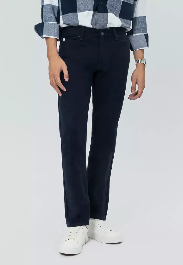 MILAN NAVY Celana Panjang Jeans Chinos Denim Pria - Bottom Man Long Pants