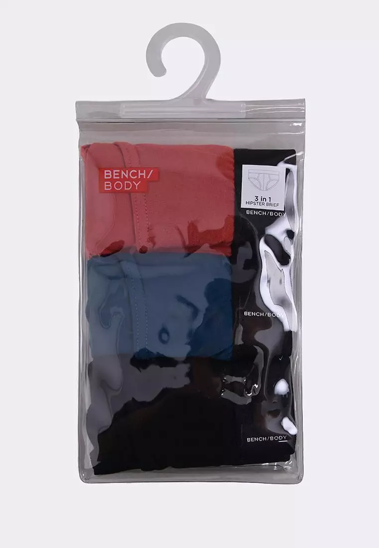 Men's 3-in-1 Pack Hipster Brief