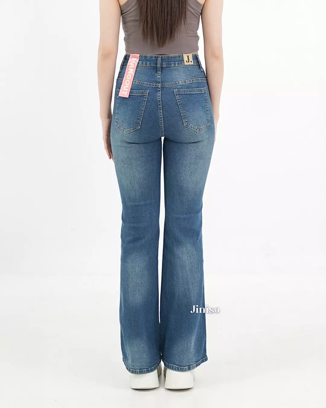 Highwaist Stretch Cutbray Pocket Jeans 716 HANGOUT