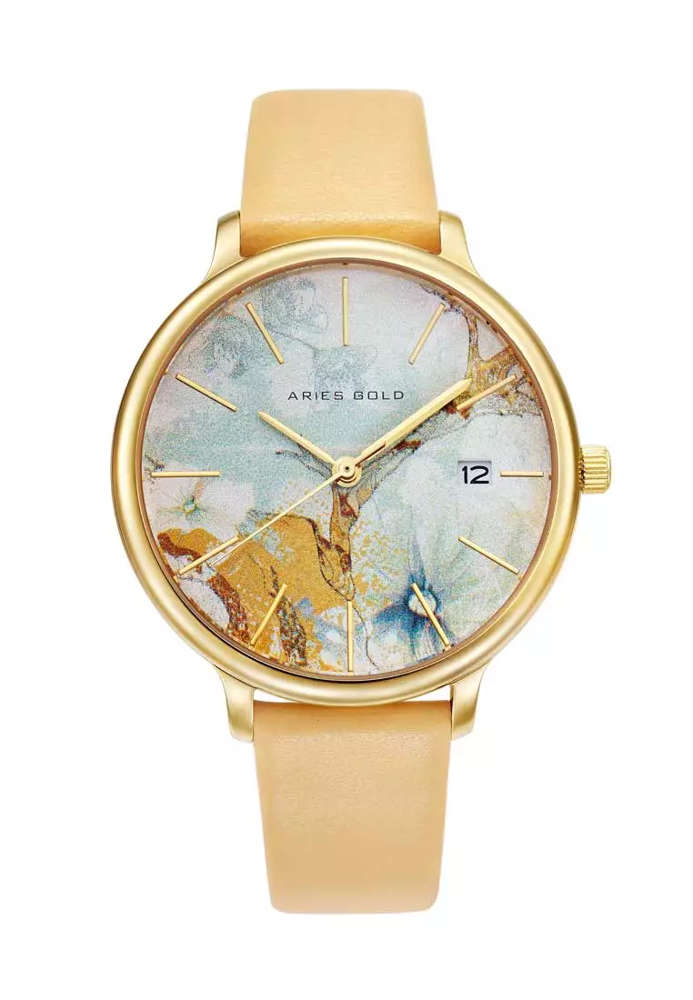 Buy Aries Gold Aries Gold Enchant Fleur L 5035 Gold and Yellow
