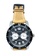 EGLANTINE black and brown and silver EGLANTINE® Terrenz Unisex Steel Quartz Watch Black Dial on Light Brown Leather Strap D65D5AC0C61DA2GS_5