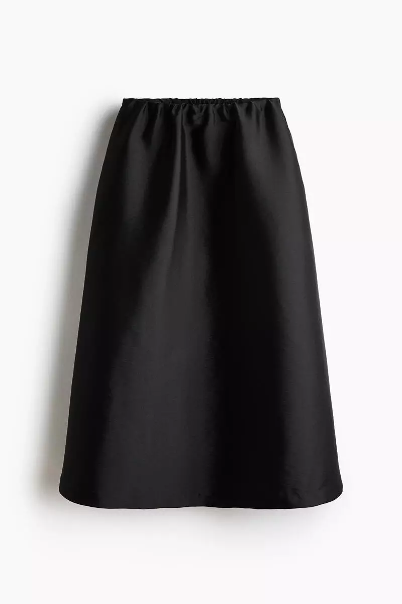 A-line midi skirt