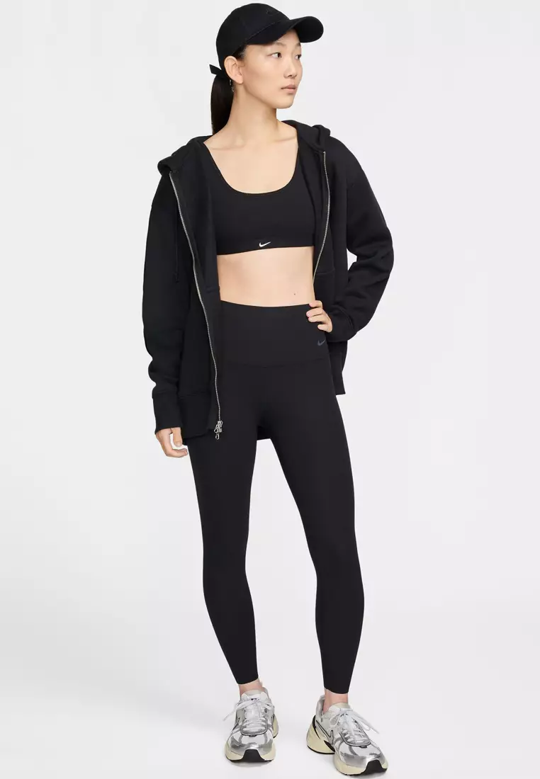 Zenvy Rib Women's Gentle-Support High-Waisted 7/8 Leggings