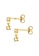 Elli Jewelry white Earrings Discreet Elegant Diamond Gold-Plated 313F2AC8930C60GS_3
