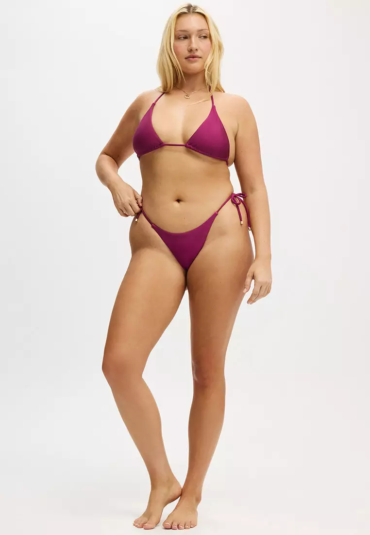 String Triangle Bikini Top