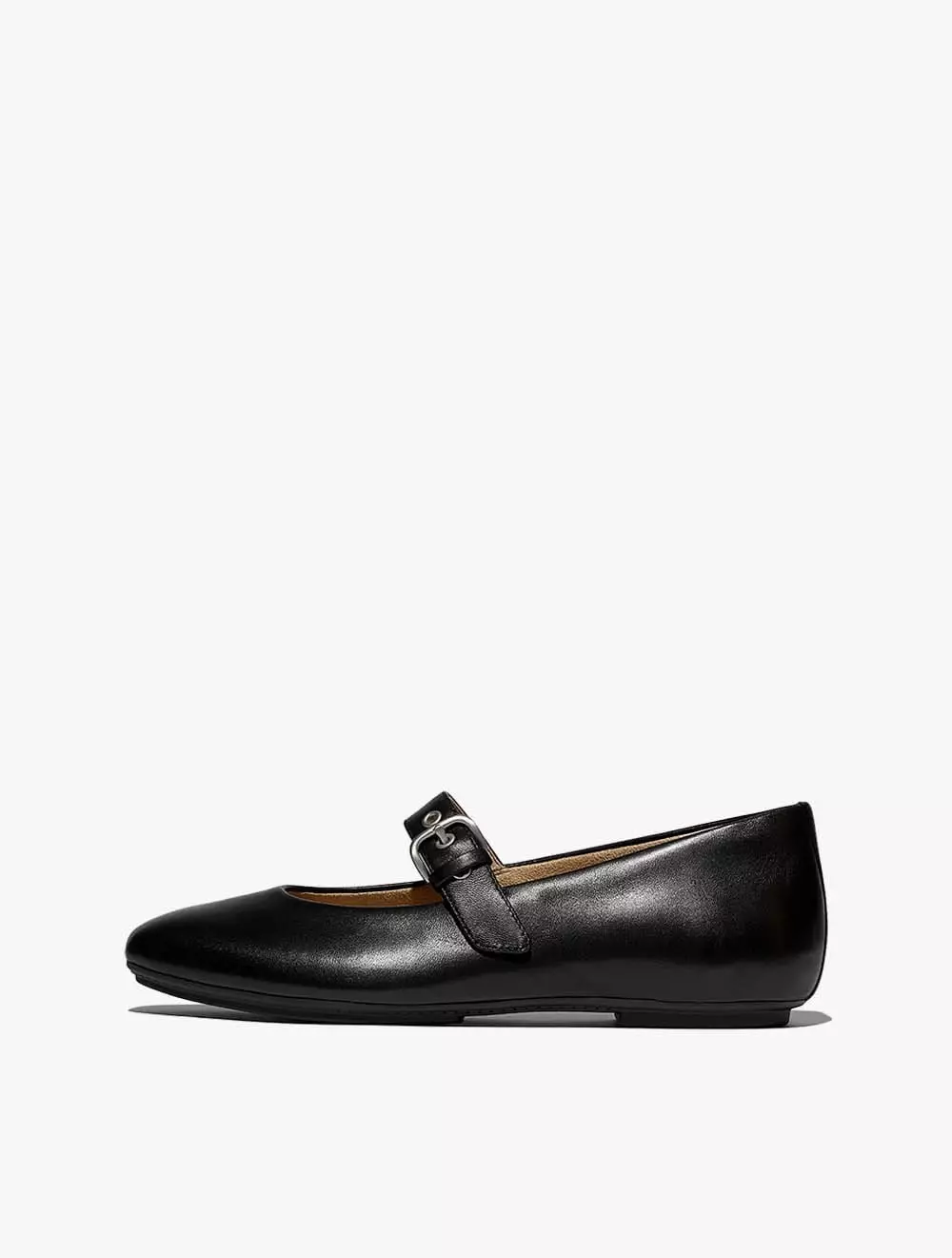 Fitflop Delicato Leather Mary Janes - All Black