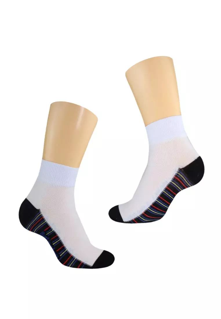 Burlington Boy's Cotton Thin Casual Ankle Socks 3 Pairs in a Pack BBCKG71