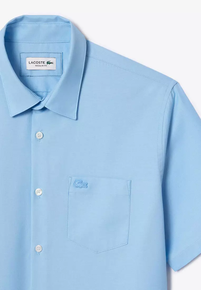Men's Regular Fit Solid Cotton Shirt