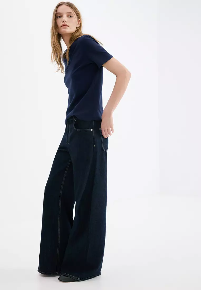 V-Neck Cotton T-Shirt