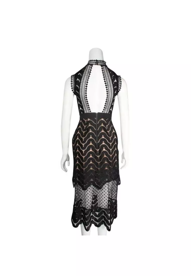 Self portrait outlet wave lace dress