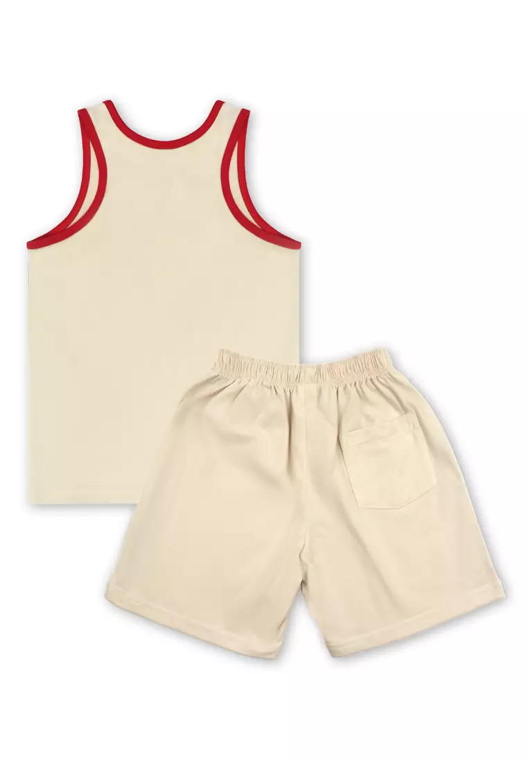 Boys Sando Combi with Short Set