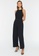 Trendyol black Petite Sleeveless Belted Jumpsuit 50A17AAC84A99EGS_4