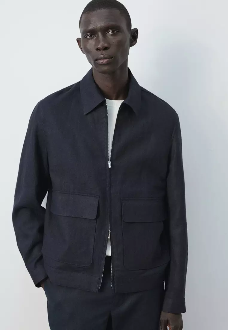 100% Linen Jacket with Pockets